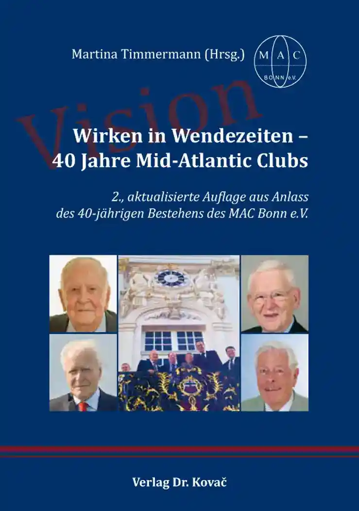 Cover: Wirken in Wendezeiten – 40 Jahre Mid-Atlantic Clubs