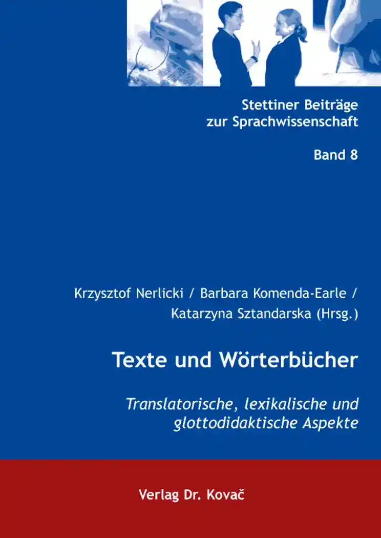 Cover: Texte und Wörterbücher