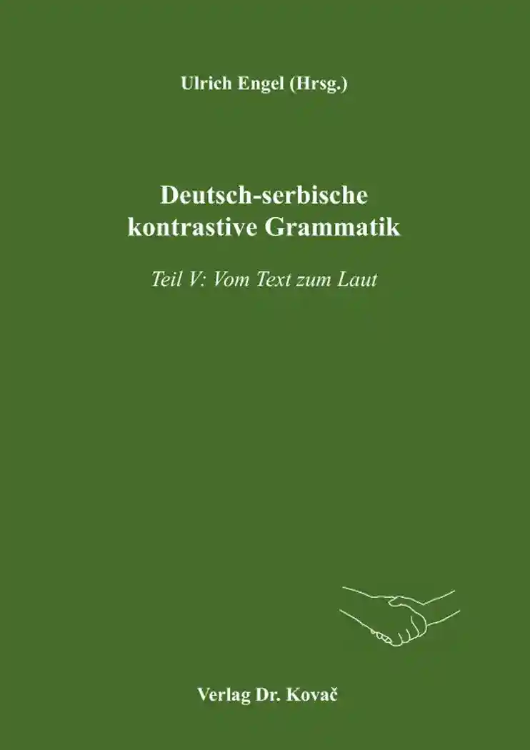Cover: Deutsch-serbische kontrastive Grammatik
