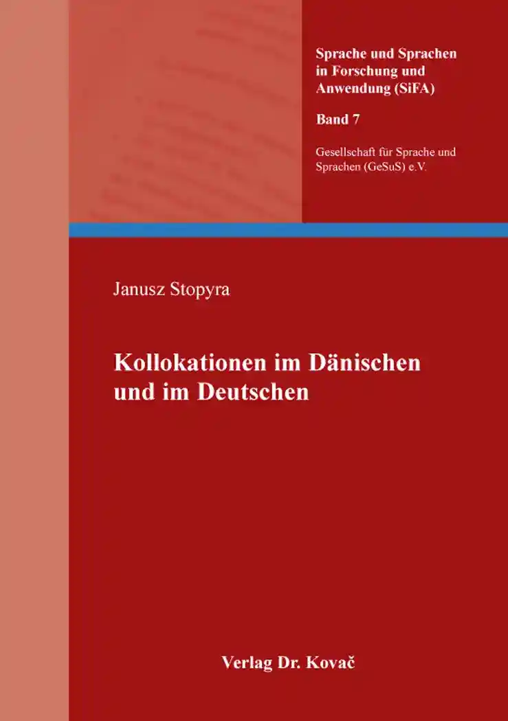 Cover: Kollokationen im Dänischen und im Deutschen