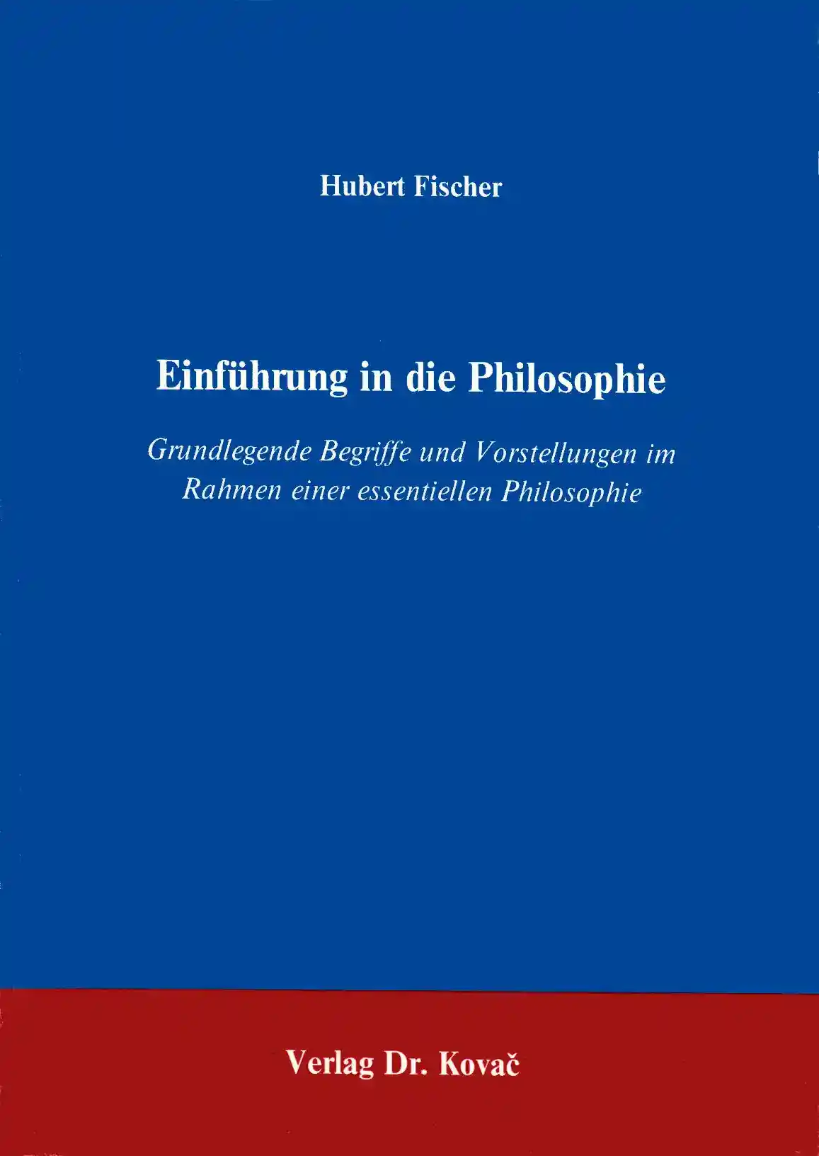 Cover: Einführung in die Philosophie
