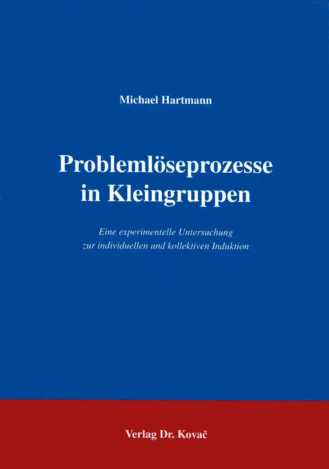 Cover: Problemlöseprozesse in Kleingruppen