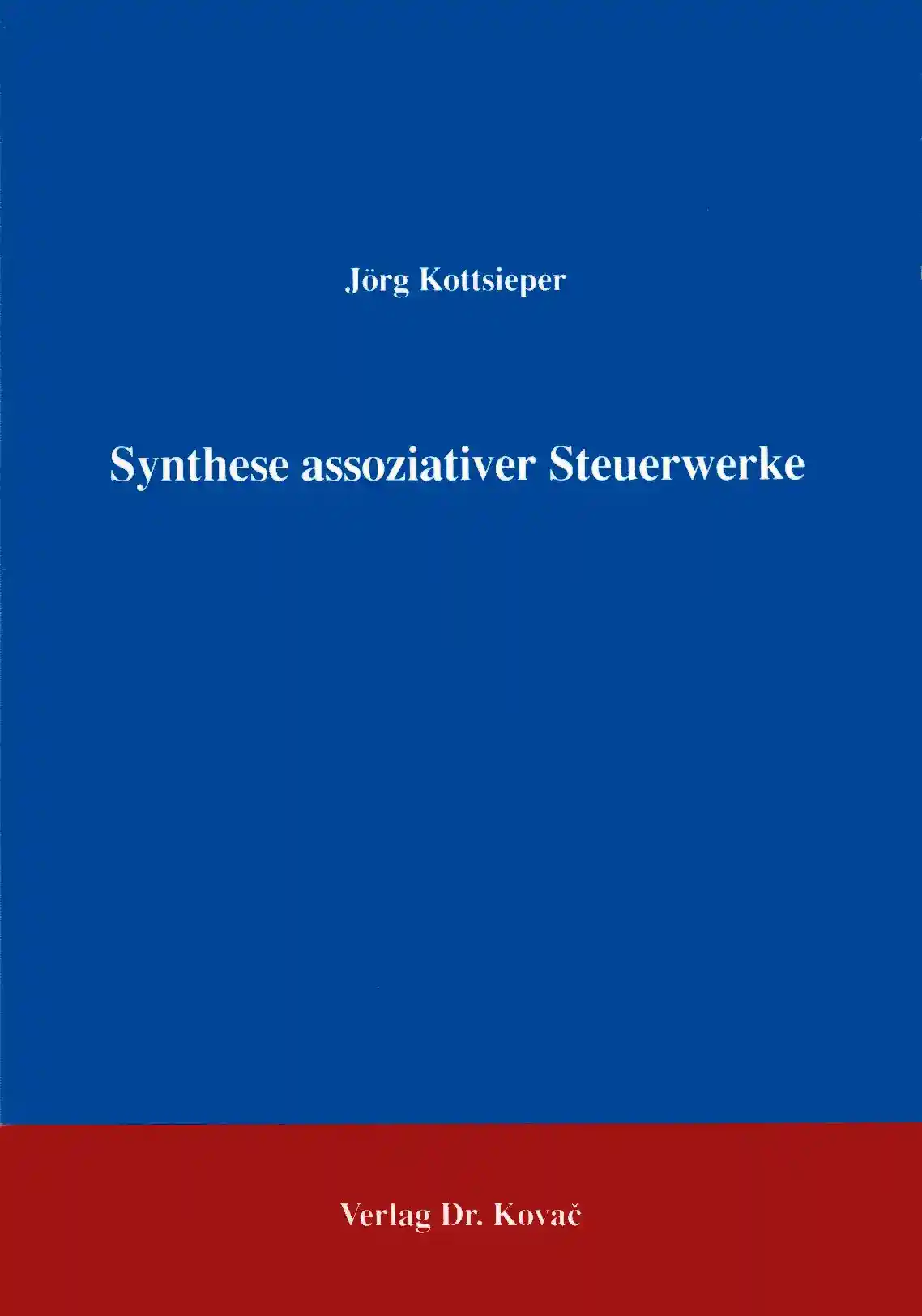 Synthese assoziativer Steuerwerke (Forschungsarbeit)