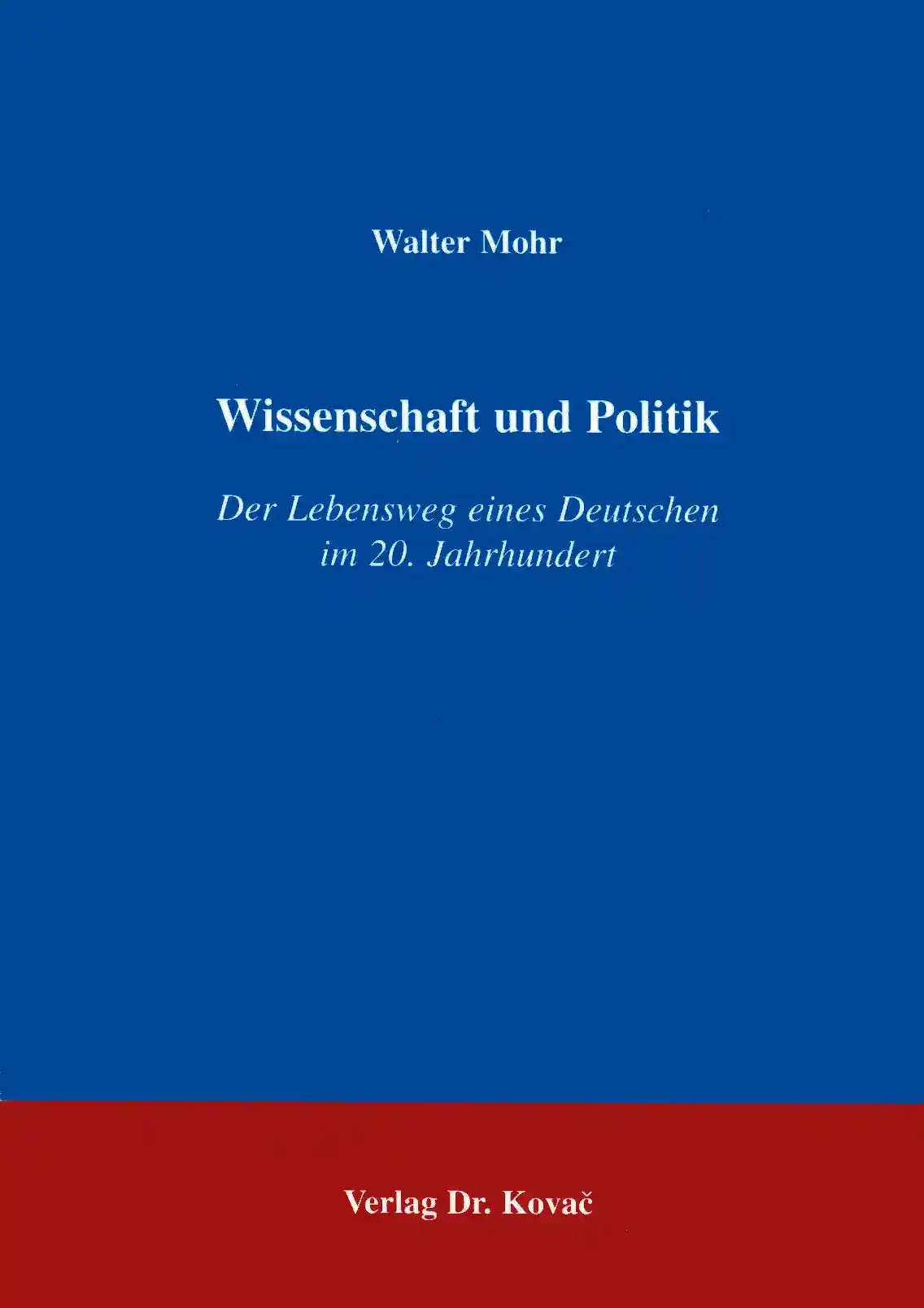 Cover: Wissenschaft und Politik