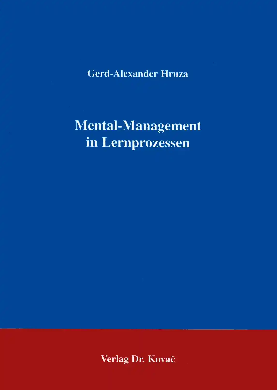 Cover: Mental- Management in Lernprozessen