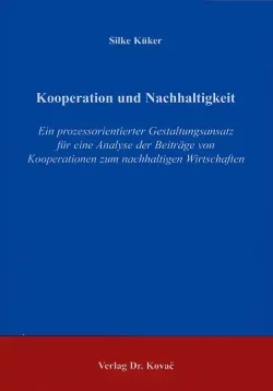 Buchcover: Kooperation und Nachhaltigkeit