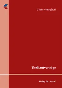 Buchcover: Titelkaufverträge